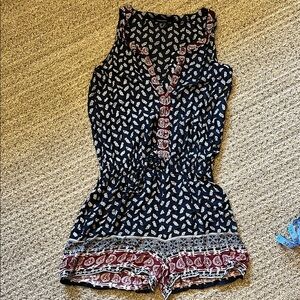 Elegant Black and Red Jumpsuit